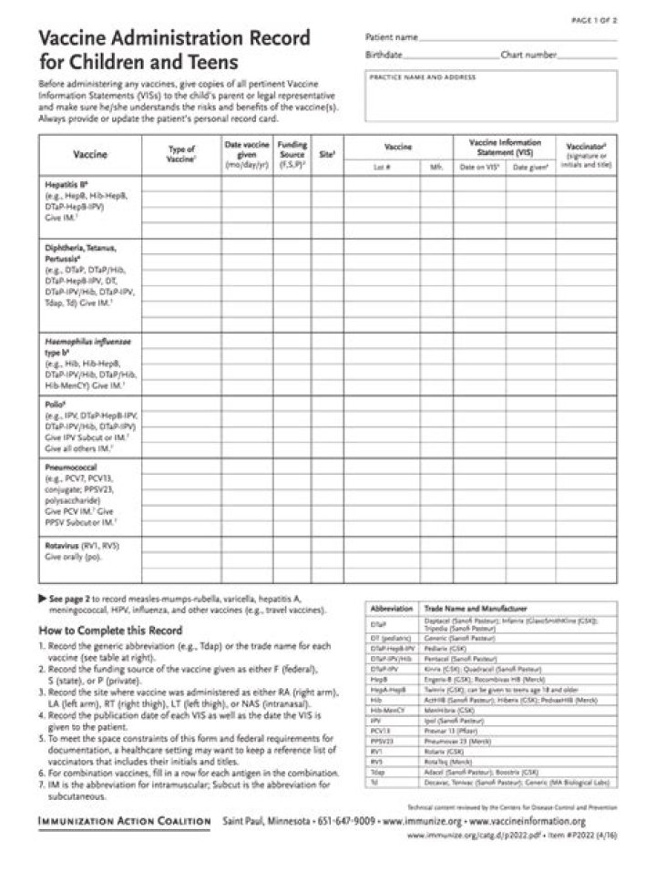 How do I get my immunization records back?