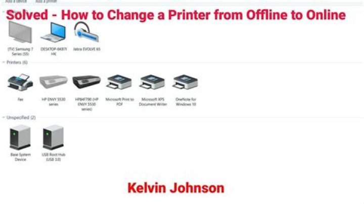 How do I get my printer back online on my Mac?