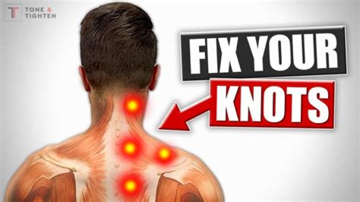 How do I get rid of a knot on my neck?