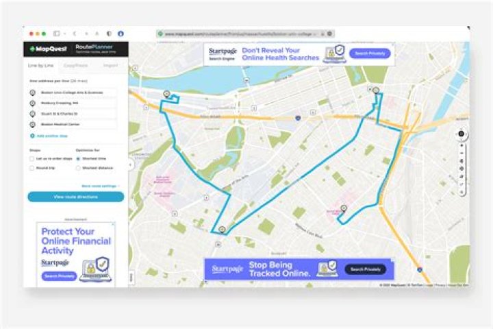 How do I get step by step directions on MapQuest?