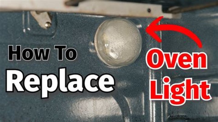 How do I get the bulb out of my oven?
