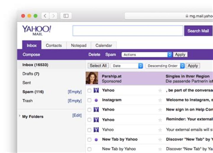 How do I get Yahoo Mail conversations?