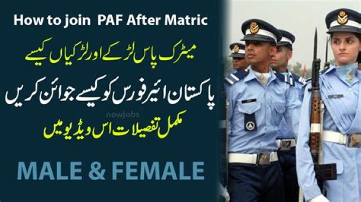 How do I join PAF as CAE?