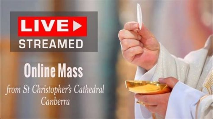 How do I live stream mass?