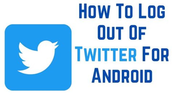 How do I logout of Twitter app on Android?