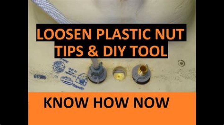 How do I loosen my bathroom faucet nut?