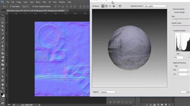 How do I make a normal bump in Photoshop?