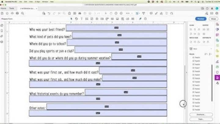 How do I make a PDF quiz?