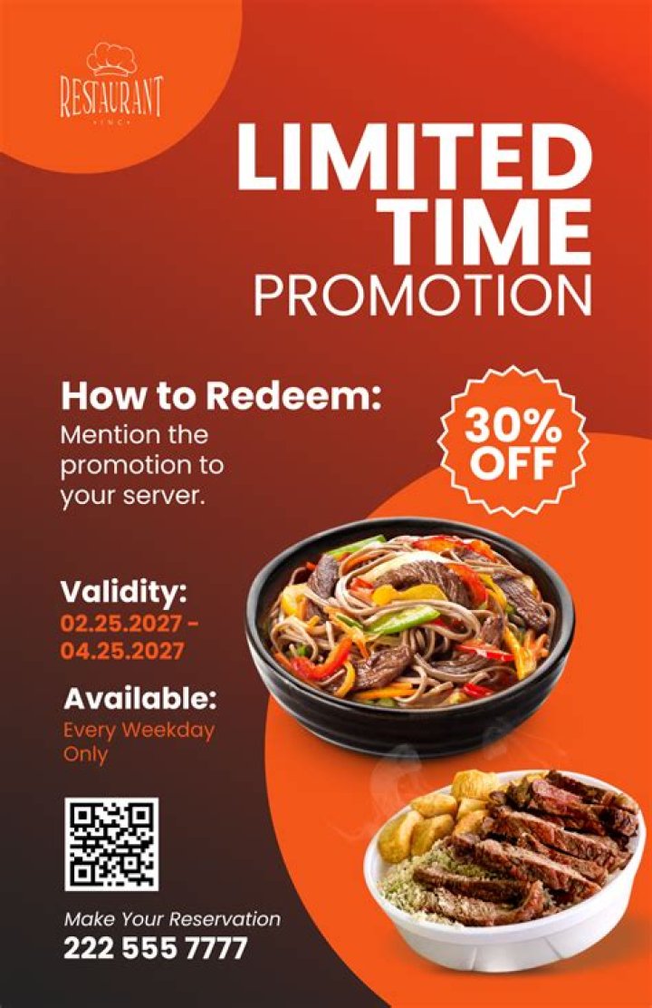 How do I make a promotional flyer?
