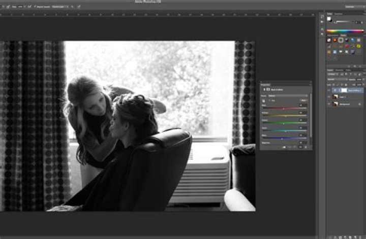 How do I make black and white in Photoshop better?
