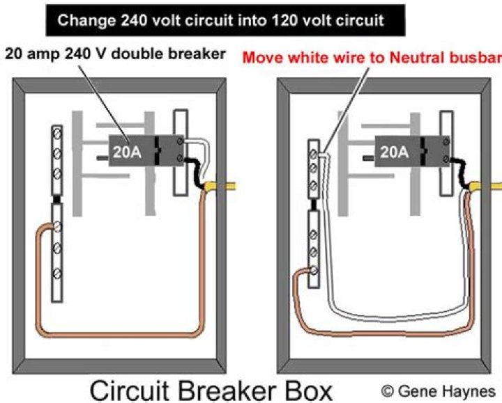 How do I make my 240V Generator 120V?
