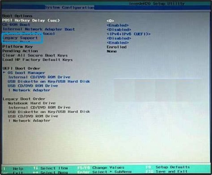 How do I make my HP USB a boot device?