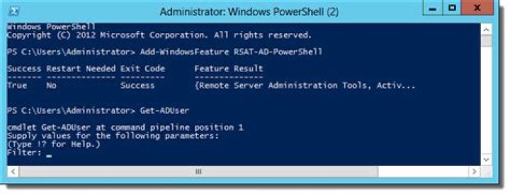 How do I open PowerShell on Windows Server 2012?
