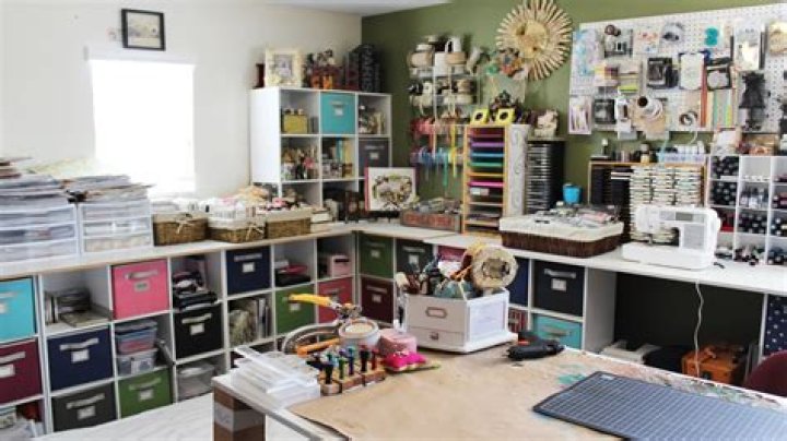 How do I organize my scrapbooking room?
