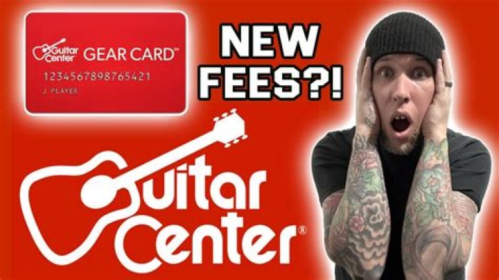 How do I pay off my Guitar Center gear card?