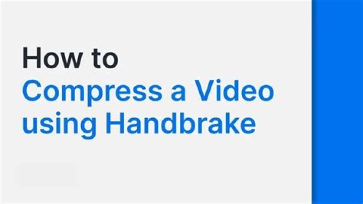 How do I reduce the size of a video using HandBrake?