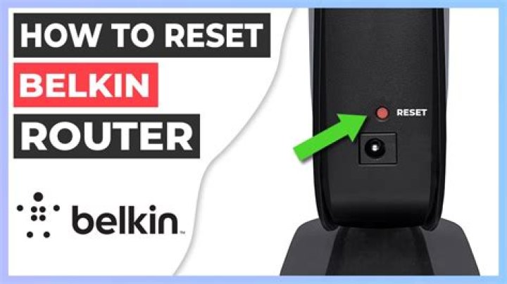 How do I reset my Belkin n600 to factory settings?