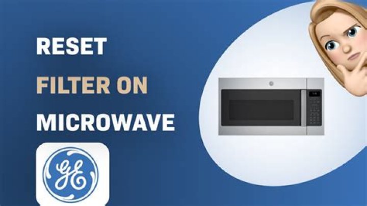 How do I reset my GE microwave keyboard?