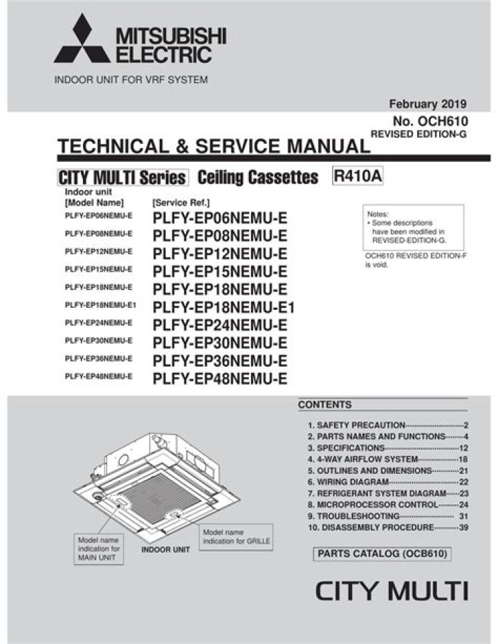 How do I reset my Mitsubishi City Multi?