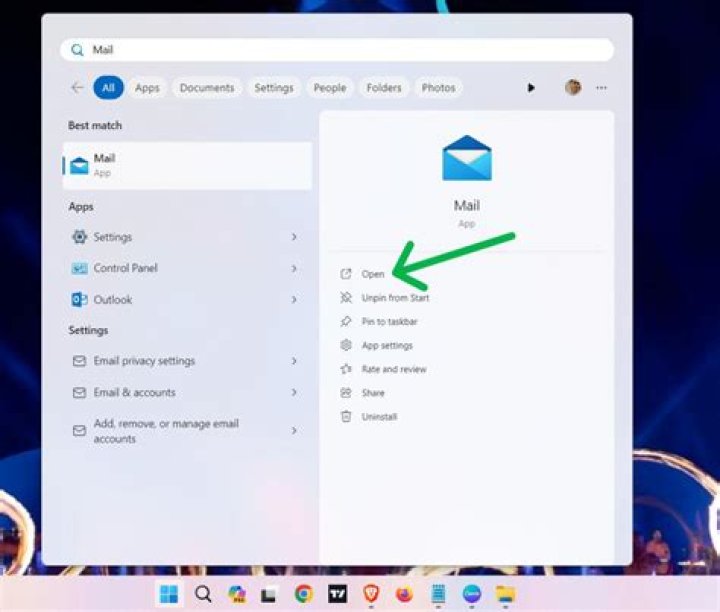 How do I set up email on my Windows phone?