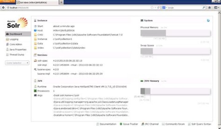 How do I start Apache SOLR?