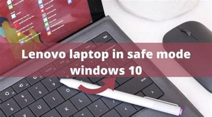 How do I start my Lenovo laptop in Safe Mode?