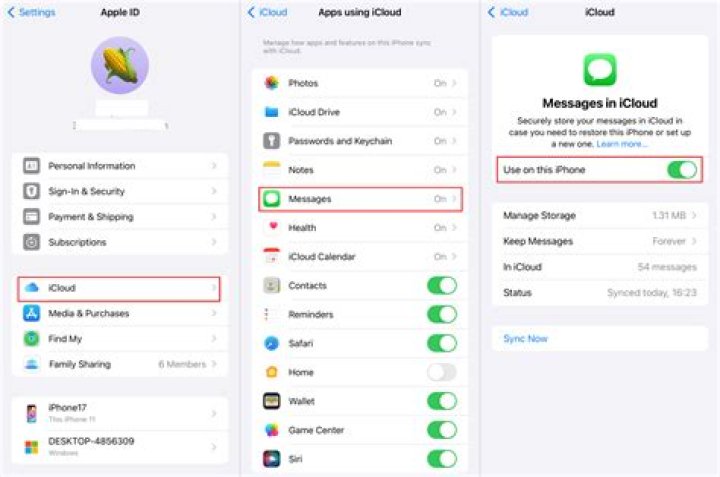 How do I sync my text Messages from my iPhone to my Mac?