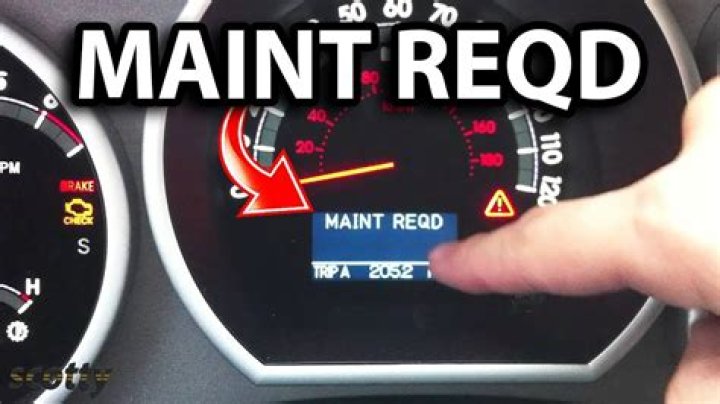 How do I turn off the maintenance required light on my Acura TSX?