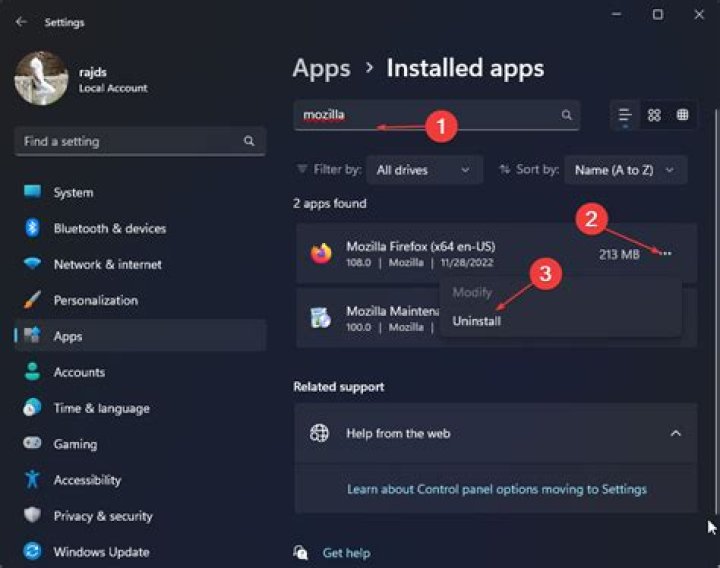 How do I uninstall and reinstall Firefox?