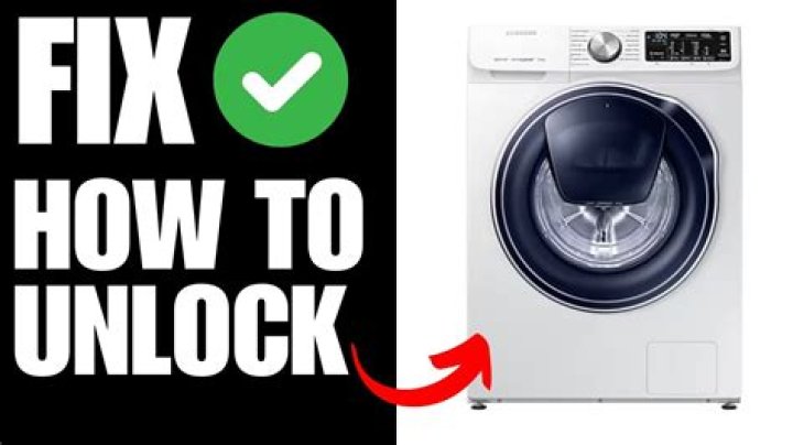 How do I unlock my Samsung washer without power?