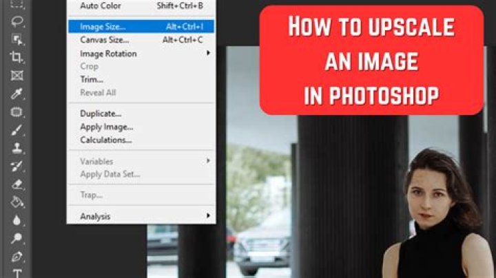 How do I upscale an image in Photoshop?