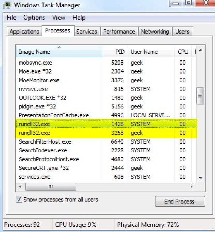 How do I use rundll32?