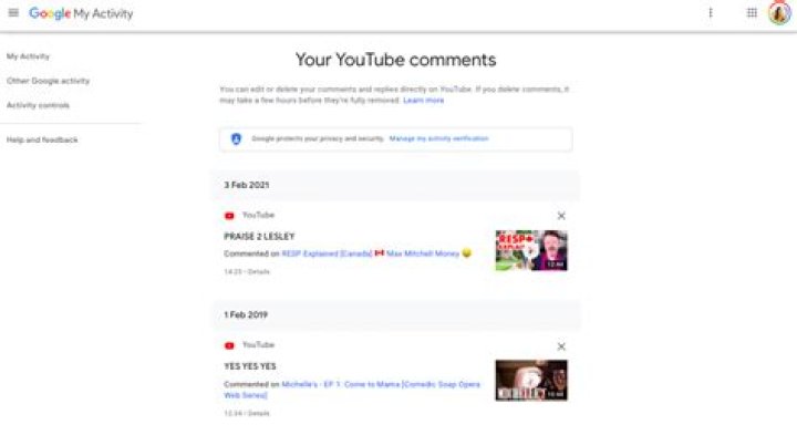 How do I view a YouTube comment?