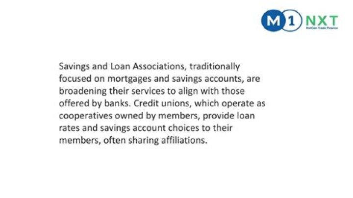 How do savings and loan associations work?
