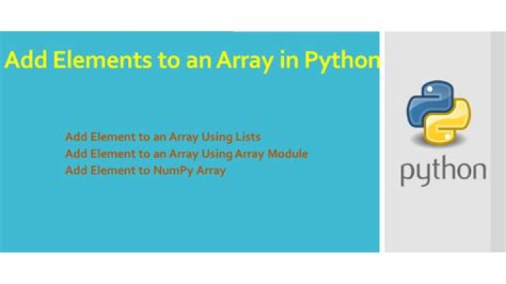 How do you add a row to an array in Python?