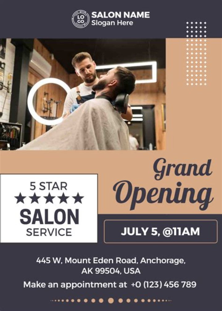 How do you announce the opening of a new salon?