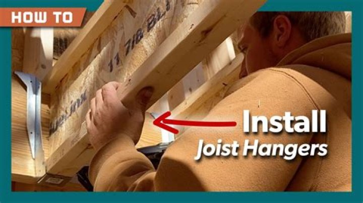 How do you attach joist hangers to level?