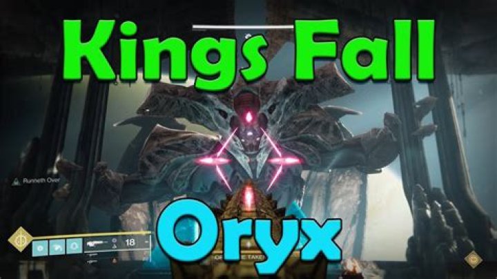 How do you beat oryx in Kings fall?