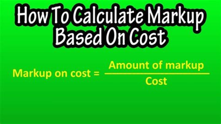 How do you calculate a 15% markup?