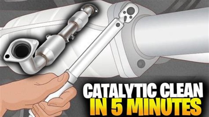 How do you clean a catalytic converter without removing it?
