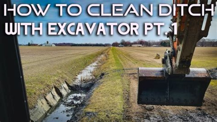 How do you clean a ditch culvert?