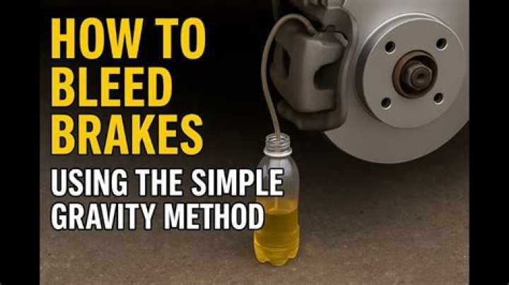 How do you do a gravity brake bleed?