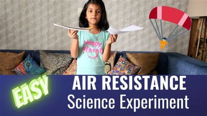 How do you explain air resistance to children?