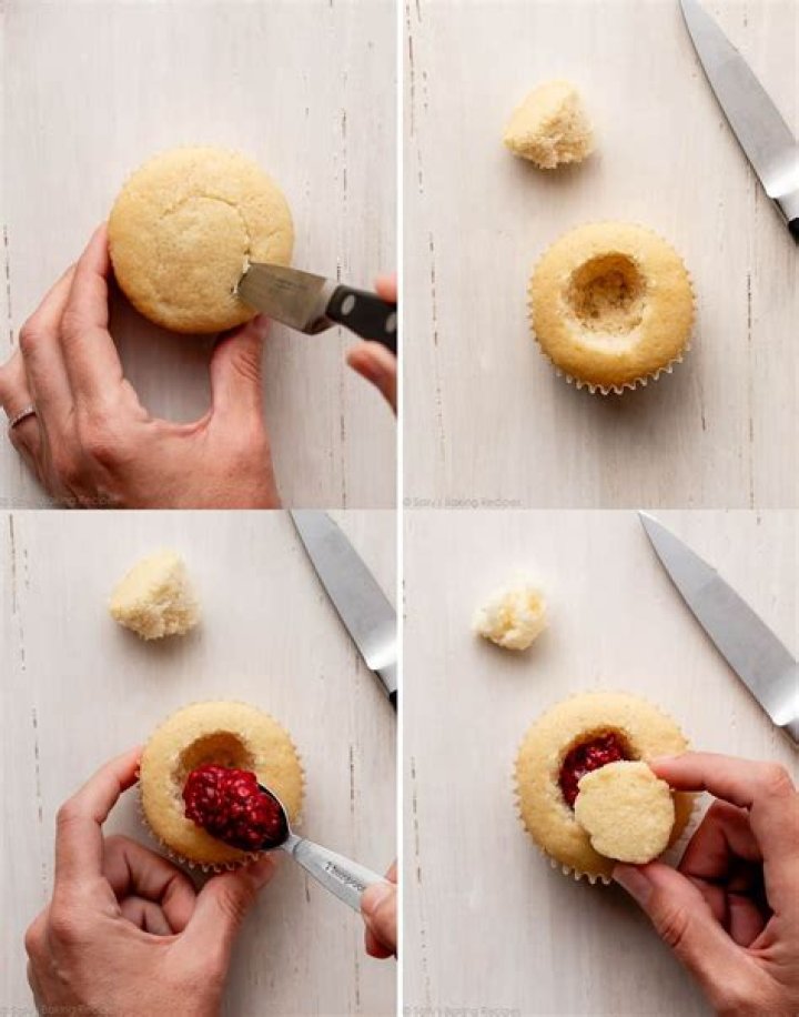 How do you fill a 12 cupcake filling?