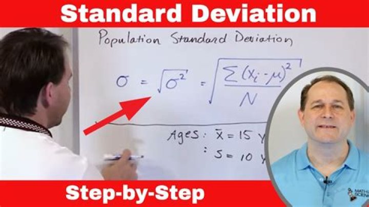 How do you find the standard deviation of N-1 and N?
