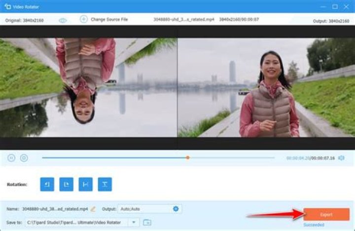 How do you fix an upside down video on Android?
