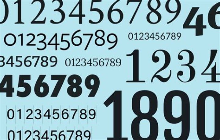 How do you get fonts on numbers?