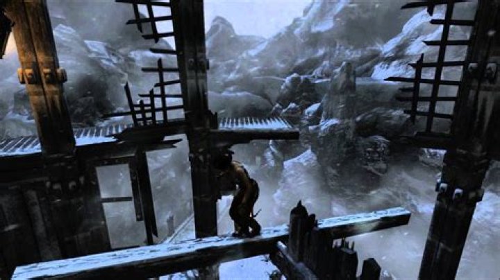 How do you get out of the chasm ziggurat in Tomb Raider?