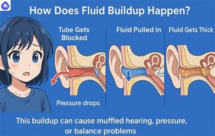 How do you get trapped fluid out of your inner ear?