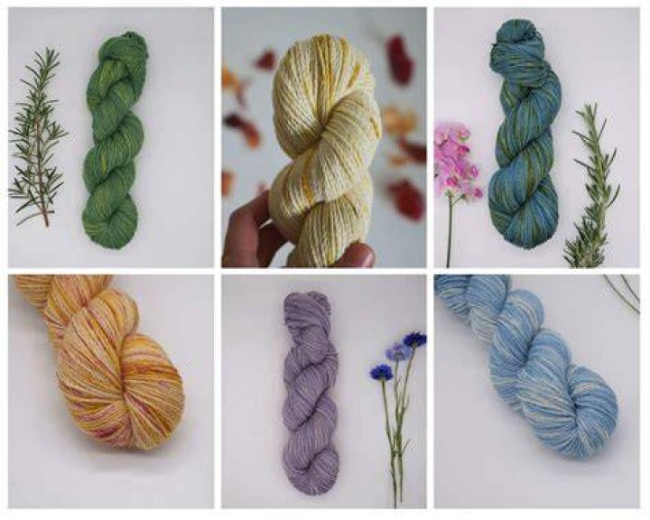 How do you hand paint yarn?